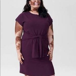 Universal Standard Misa dress eggplant large